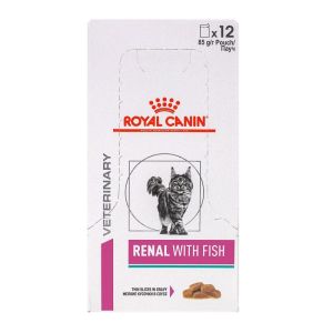 Royal Canin - Pâtée Rénal Poisson Chat - 12x85g