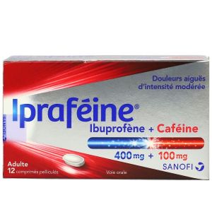 Sanofi - Ipraféine - 12 comprimés pelliculés