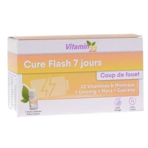 Vitamin'22 - Cure flash 7 jours 7 flacons unidoses gout orange