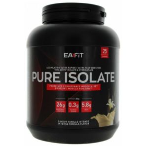 Eafit - Pure Isolate Croissance musculaire vanille intense - 750g