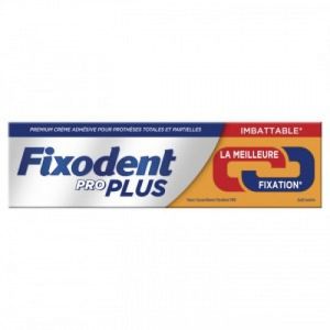 Fixodent pro plus - Duo action - crème adhésive premium pour prothèse dentaires