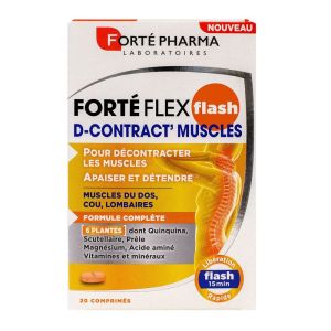 Forté Pharma - FortéFlex Flash D-contract' Muscles - 20 comprimés