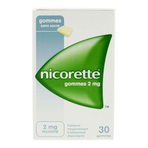 Nicorette - Gomme à mâcher 2mg - 30 gommes
