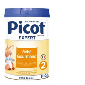 Picot - Expert lait 2ème âge Bébé gourmand - 800g