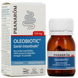Pranarom - Oleobiotic santé intestinale - 15 capsules