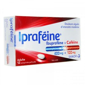 Sanofi - Ipraféine - 12 comprimés pelliculés