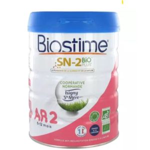 Biostime -  Lait en poudre Bio Anti-régurgitations -  6-12M 800G