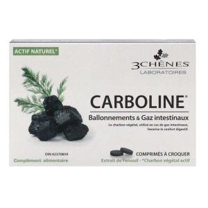 Carboline - Confort digestif - 30 comprimés