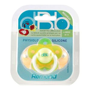 DBB Remond - Sucette physiologique libellule silicone 4 mois et +