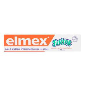 Elmex - Dentifrice au fluorure d'amines olafluor Junior 6-12 ans