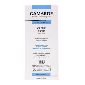 Gamarde - Hydratation active crème riche - 40ml