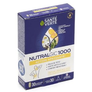 Santé verte - Nutralgic 1000 action apaisante - 30 comprimés