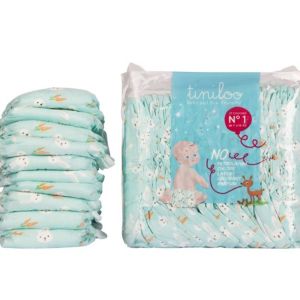 Tiniloo - Couches Taille 1 Lapin 2-5 kg - 28 couches