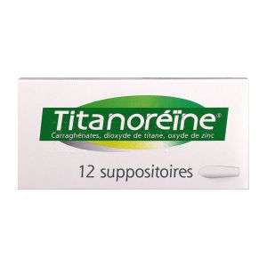 Titanoréïne - 12 suppositoires
