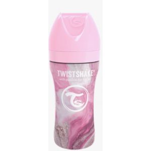 Twistshake - Biberon Anti-Coliq 330 ml rose
