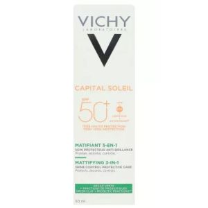 Vichy - Capital soleil Soin matifiant 3-en-1 SPF50+ - 50ml