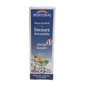 Biofloral - Complexe secours nuit paisible 39N Bio - 15g
