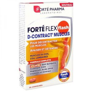 Forté Pharma - FortéFlex Flash D-contract' Muscles - 20 comprimés