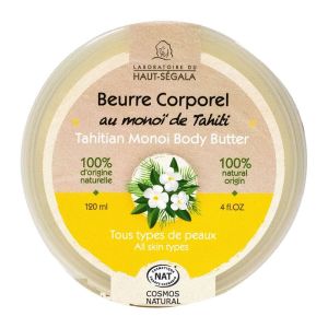 Haut Ségala - Beurre Corps Monoi Bio - 120 Ml