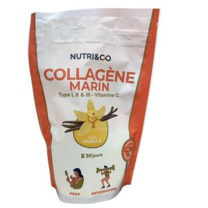 Nutri&Co - Collagène marin gout vanille - 180g