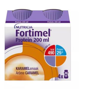 Nutricia - fortimel protein caramel 4x200ml