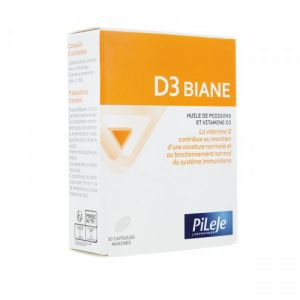 Pileje - D3 Biane - 30 capsules marines