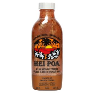 Hei Poa - Pur monoï Tahiti nacres or - 100mL