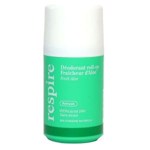 Respire - Déodorant roll-on Fraîcheur d'Aloe - 50 mL