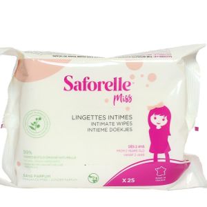 Saforelle - Miss Lingette intimes - 25 lingettes