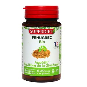 Superdiet - Fenugrec bio - 40 gélules