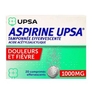 Aspirine UPSA Tamponnée effervescente - 1000 mg