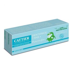 Cattier - Dentifrice 7 ans + Goût menthe douce - 50ml