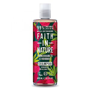 Faith in Nature - Shampooing grenade et rooibos - 400 ml