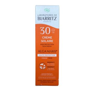 Laboratoires de Biarritz - Crème Solaire Visage SPF30 - 50 mL