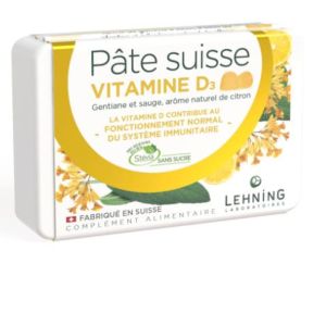 Lehning - Pates Suisse Vitamine D3 - 40 gommes