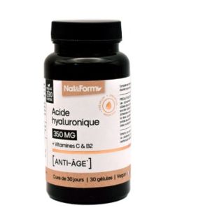 Nat&Form - Acide hyaluronique anti-âge - 30 gélules