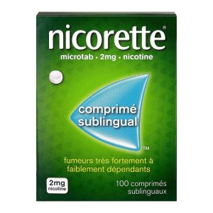 Johnson et Johnson - Nicorette microtab 2mg nicotine - 100 comprimés sublingaux