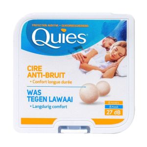 Quies - Protection auditive cire naturelle - 8 paires