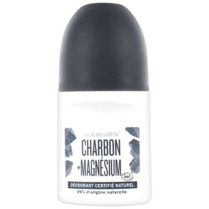 Schmidt's - Déodorant roll-on charbon magnésium