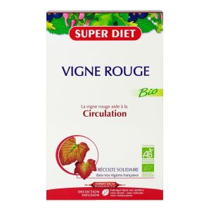 Superdiet - Vigne rouge - 20 ampoules 15 ml