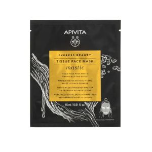 Apivita - Masque Visage Tissu - Mastic - lifft fermeté - 15 Ml
