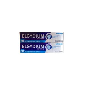 Pierre Fabre - Elgydium Dentifrice Anti Plaque - Lot de 2 x 75 ml