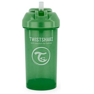 Twistshake - Gourde avec paille 6mois+ Verte - 360ml