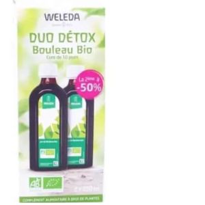 Weleda - Duo détox jus de bouleau bio 2 x 250 ml