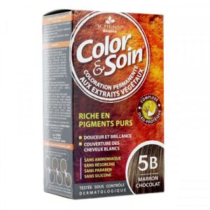 Color & Soin - Coloration Permanente - 5B Marron chocolat