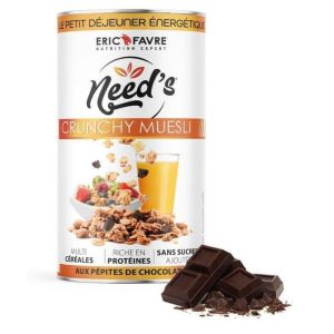 Eric Favre - Need's Crunchy Muesly aux pépites de chocolat - 500g