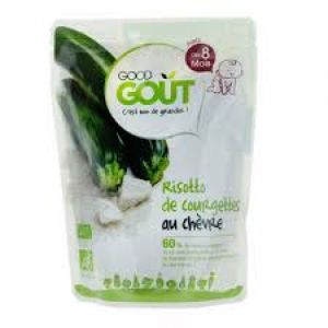 Good Goût - Purée de risotto de courgettes au chèvre dès 8 mois - 190 g