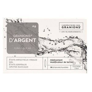 Granions d'argent - 30 ampoules