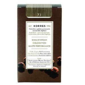 Korres - Coloration Haute Performance - 7.1 Blond Cendré