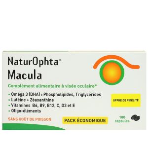 NaturOphta Macula - Complément alimentaire à visée oculaire - Capsules